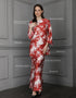 BAJU KURUNG PAHANG MODEN DASHA (BURNT BRICK)